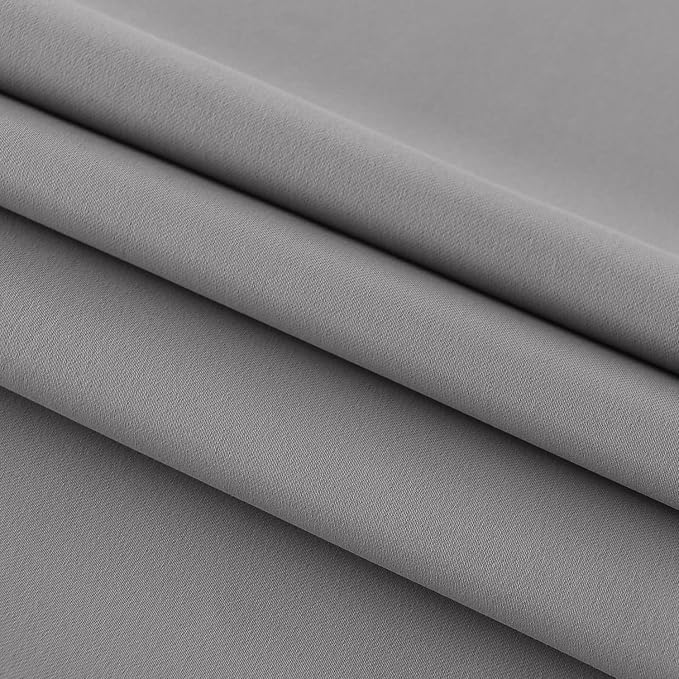 DWCN French Door Curtains – Rod Pocket Thermal Blackout Curtain - Image 5