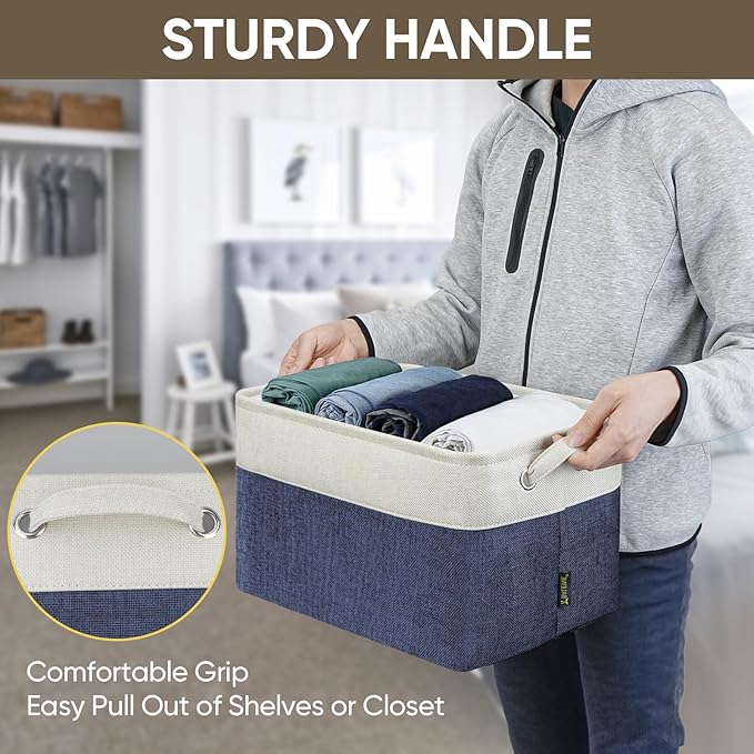 BALEINE 1 Pack Fabric Storage Bins - Image 8