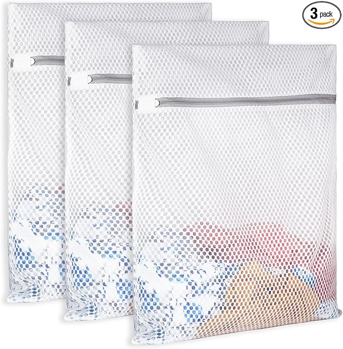 Extra Large Honeycomb Mesh Laundry Bag125gsm Net Fabric Durable and Reusable by SUERIV