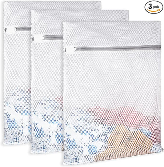 Extra Large Honeycomb Mesh Laundry Bag125gsm Net Fabric Durable and Reusable by SUERIV