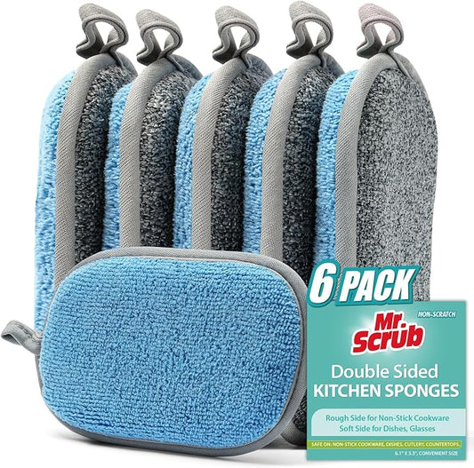 Sponges Kitchen Dish Sponge for Washing Dishes Cleaning Kitchen, All-Purpose by MrScrubCleaninghelpers