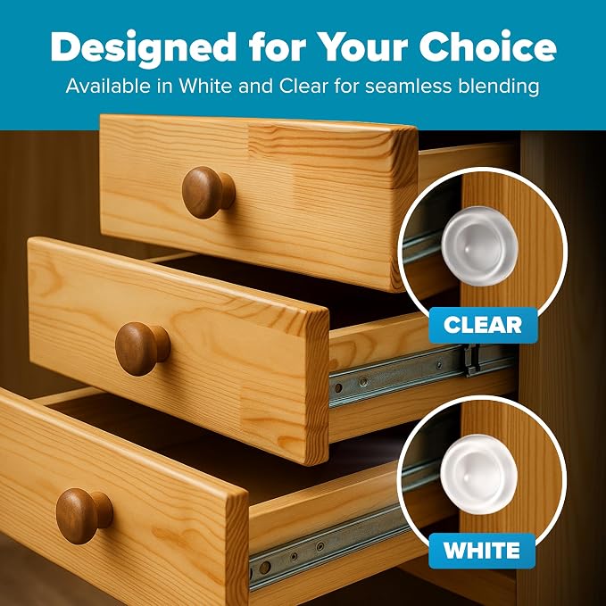 Strongest Home Cabinet Door Bumpers – 200 Pack White Rubber Bumpers - Image 8