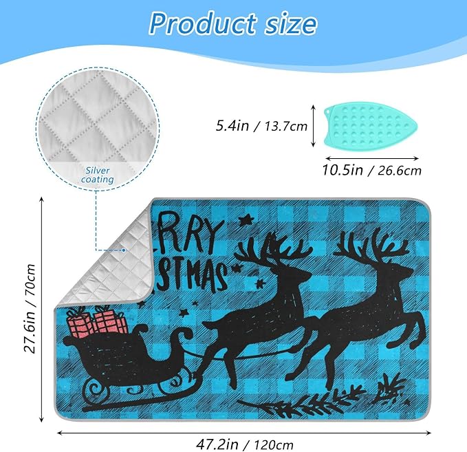 Ironing Mat Portable Ironing Pad Ironing Blanket - Image 2