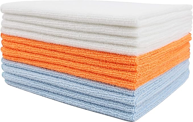 Tricol Clean Certified Recycled Microfiber Cleaning Cloths, Made from Plastic by TricolClean