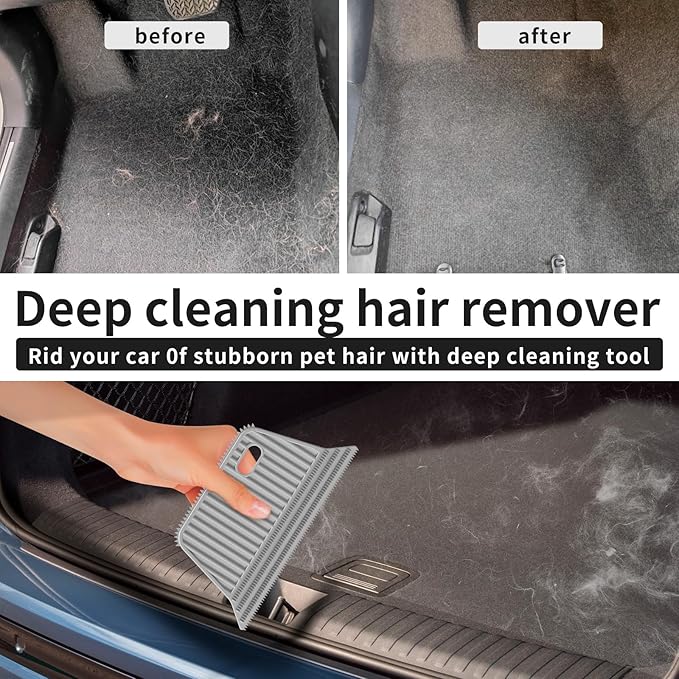 Lint Remover 3-Pack, Lint Shaver Cleaner Pro, Carpet Rake, Lint Brush, Fur - Image 7
