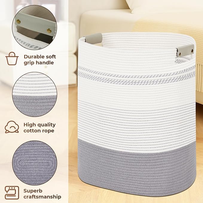 Laundry Basket with Handles - Image 4