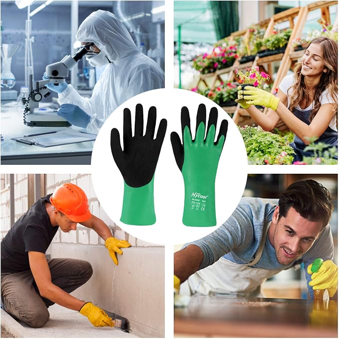 Nitrile Coating Chemical Resistant Gloves 1Pair - Image 7