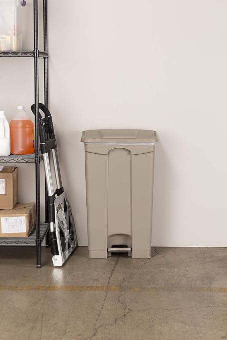 Safco Step On Plastic Trash Can - Image 5