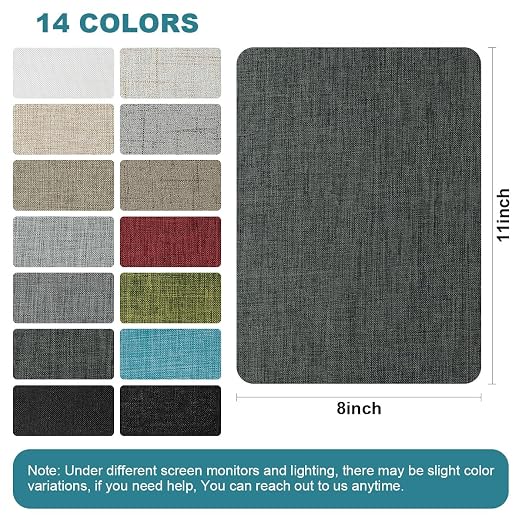 J.CARP 2Pcs Linen Repair Patches, Large Self-Adhesive Fabric Patch - Image 2