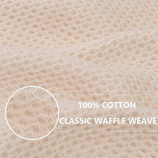 Homaxy 100% Cotton Waffle Weave Kitchen Dish Towels, Ultra Soft Absorbent Quick - Image 2