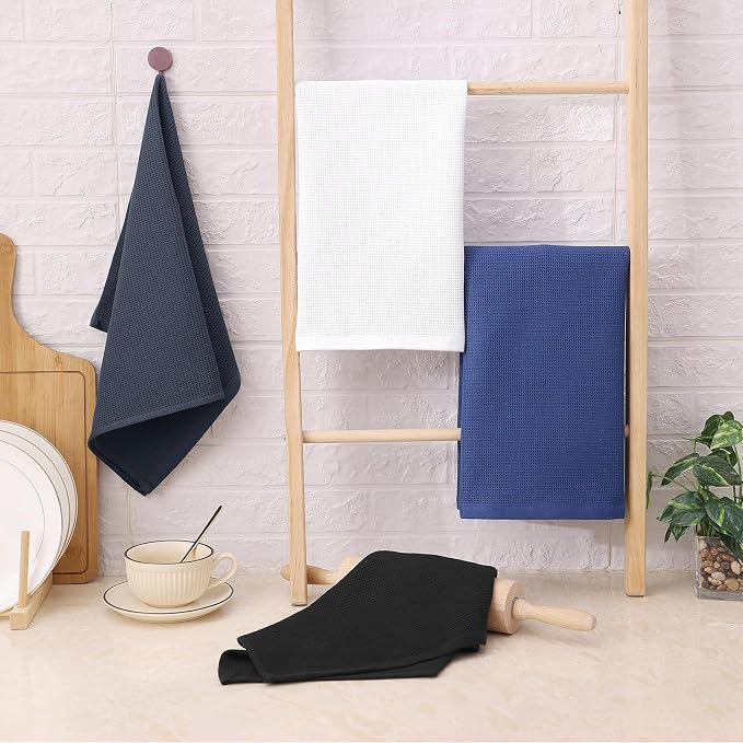 Homaxy 100% Cotton Waffle Weave Kitchen Towels - Image 7