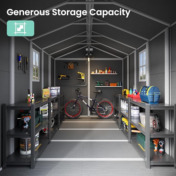 UDPATIO Outdoor Storage Shed 7.5x10.7 FT - Image 2
