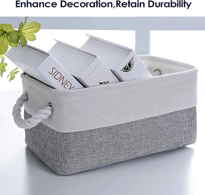 Fabric Storage Bins 12x8x5 inch - Image 2