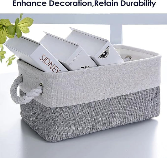 Fabric Storage Bins 12x8x5 inch - Image 2