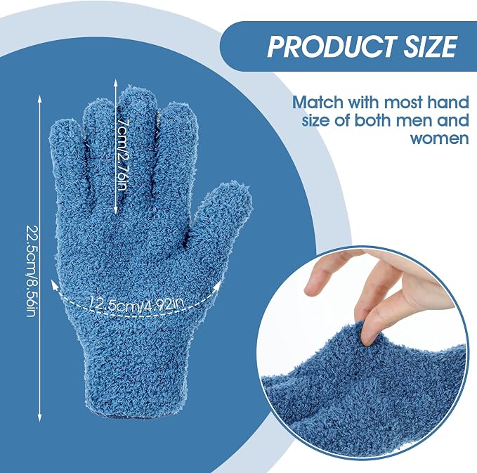 Plant Dusting Gloves, Microfiber Dusters - Image 2