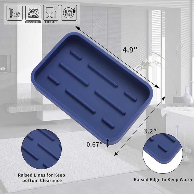 Silicone Kitchen Sink Organizer Tray - Image 2