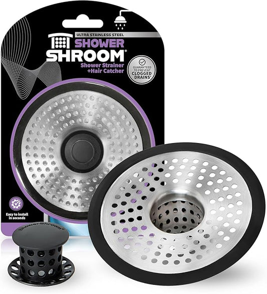 ShowerShroom SHSULT755 Ultra Revolutionary Shower Hair Catcher Drain Protector by ShowerShroom