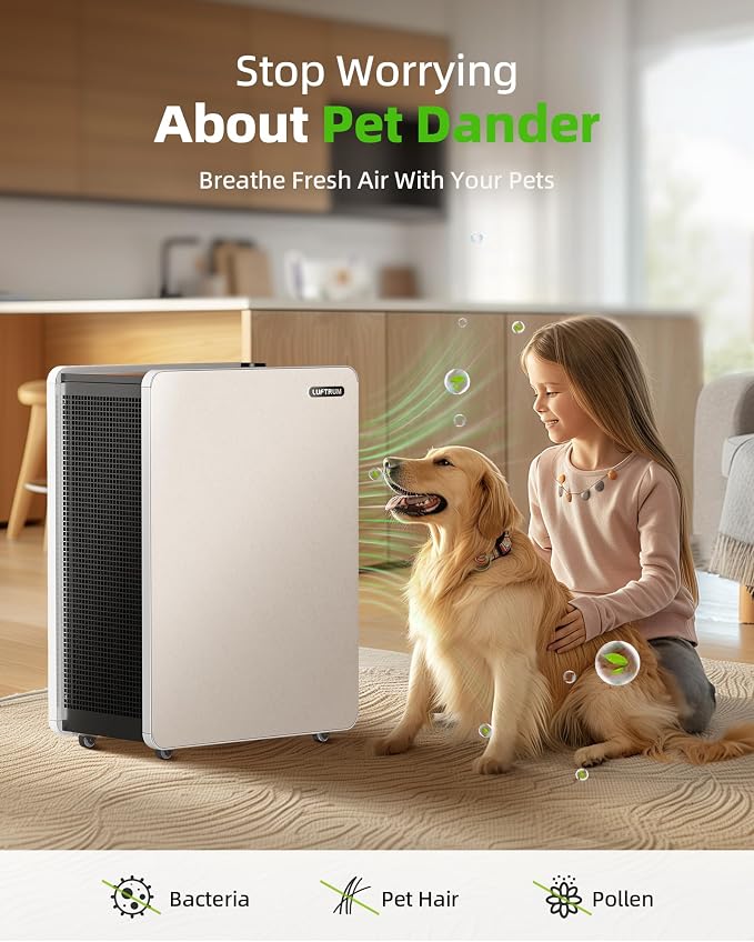 Air Purifier for Large Room: True HEPA Air Filter for Allergies Pets Asthma - Image 3