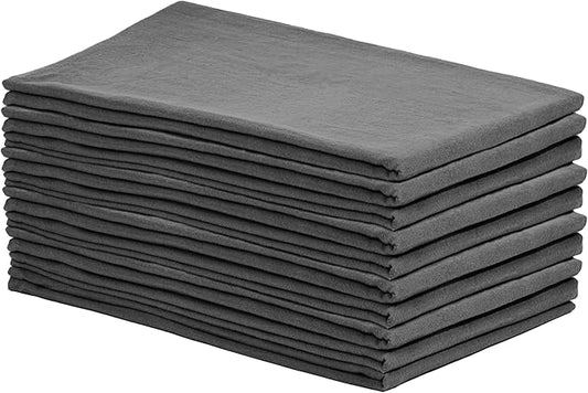 Organic Cotton Gray Tea Towels by OrganicCottonMart