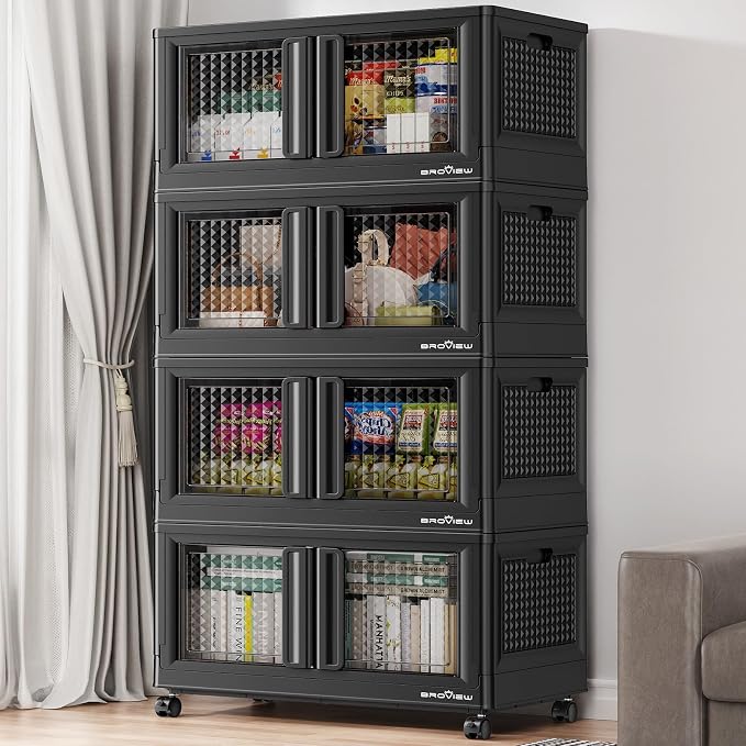 BROVIEW 400Qt Stackable Storage Bins by BROVIEW-EnjoytheArtofLife