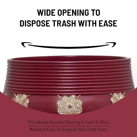 Zahari Home Decorative Trash Can - Image 4