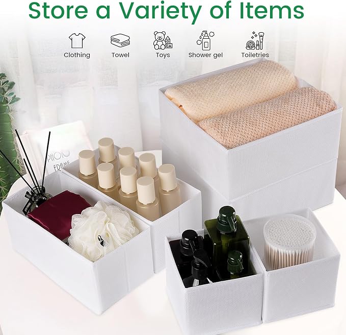 Criusia 16 Pack Underwear Drawer Organizer, Drawer Organizer Clothes, Foldable - Image 7
