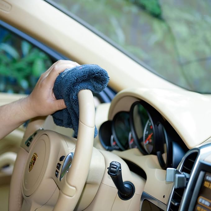 CARCAREZ Premium Microfiber Towels, Car Drying Wash Detailing Buffing Waxing - Image 3