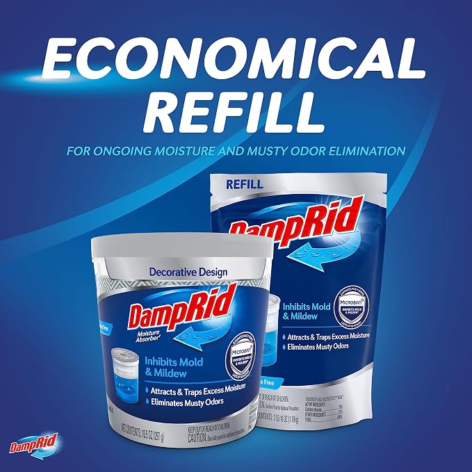 DampRid Refill Bag, 42 oz., Long-Lasting, Inhibits Mold & Mildew - Image 2