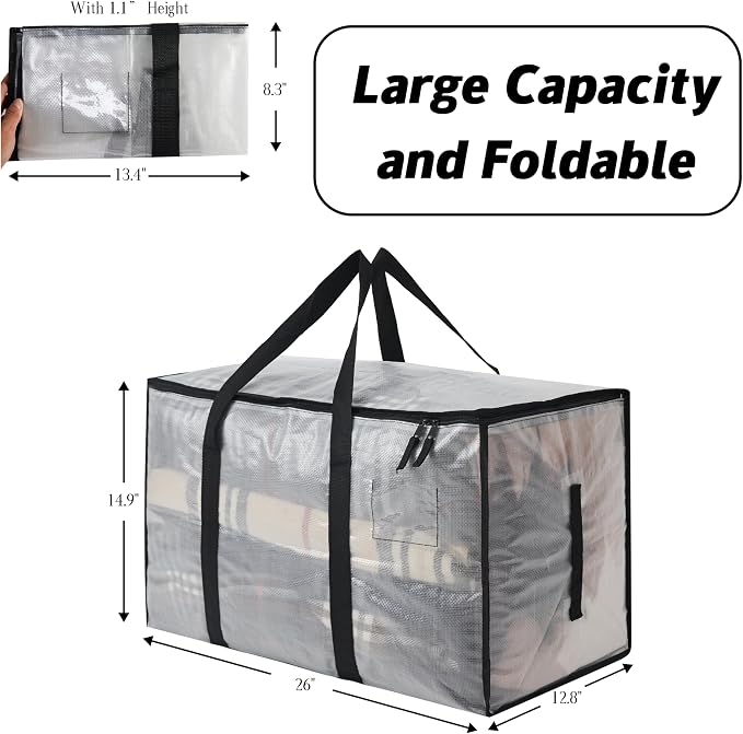 Heavy Duty 93L Stackable Storage Bins - Image 3