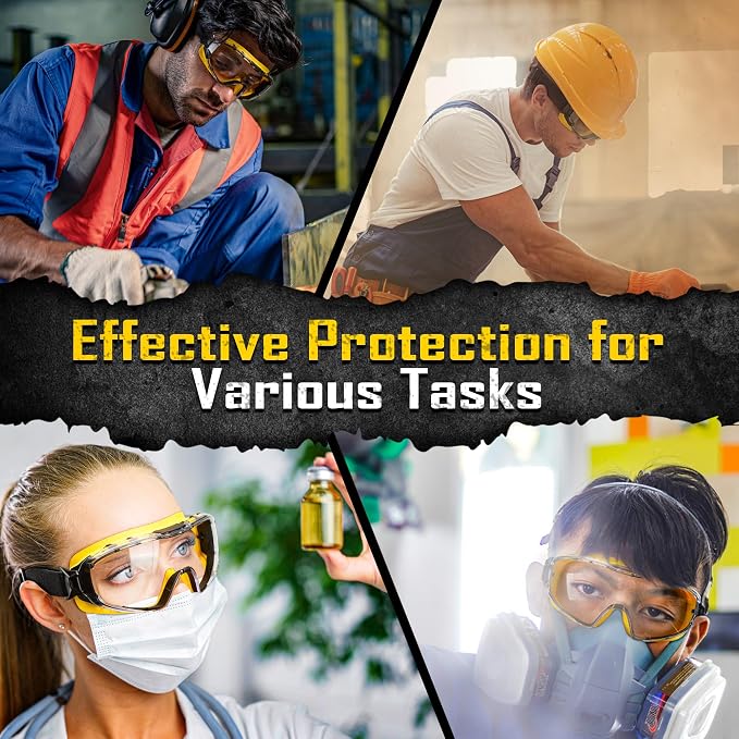 COOLJOB Safety Goggles Over Glasses - Image 3