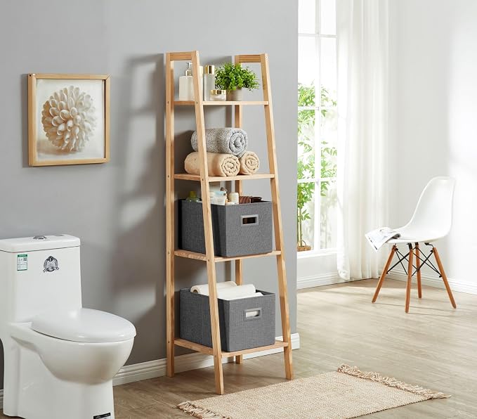 DECOMOMO Storage Bins for Shelves Robust Fabric Closet Bins for Shelves Toy - Image 9