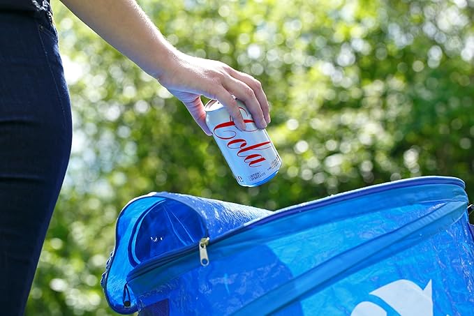 Coghlan's Pop-Up Lightweight Trash & Recycle Can – Collapsible Dual-Purpose Bin - Image 6