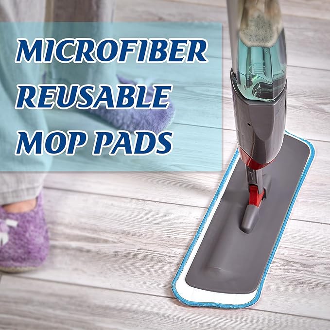 24 Pack Microfiber Mop Pad, Spray Mop Replacement Heads - Image 7