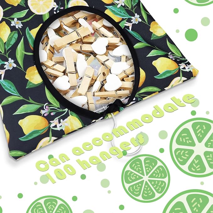 2 Pcs Lemon Clothespin Bag - Image 3