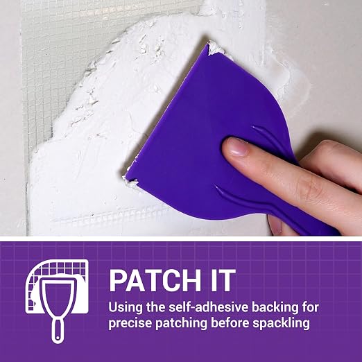 StrongPatch® 6 in. x 6 in. Flexible Self-Adhesive Wall Repair Patch – Versatile - Image 5