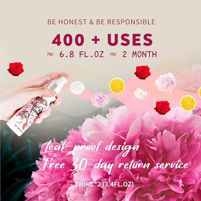 Clean-n-Fresh Toilet Spray, Wild Peony Scent, Bathroom Odor Eliminator & Air - Image 5