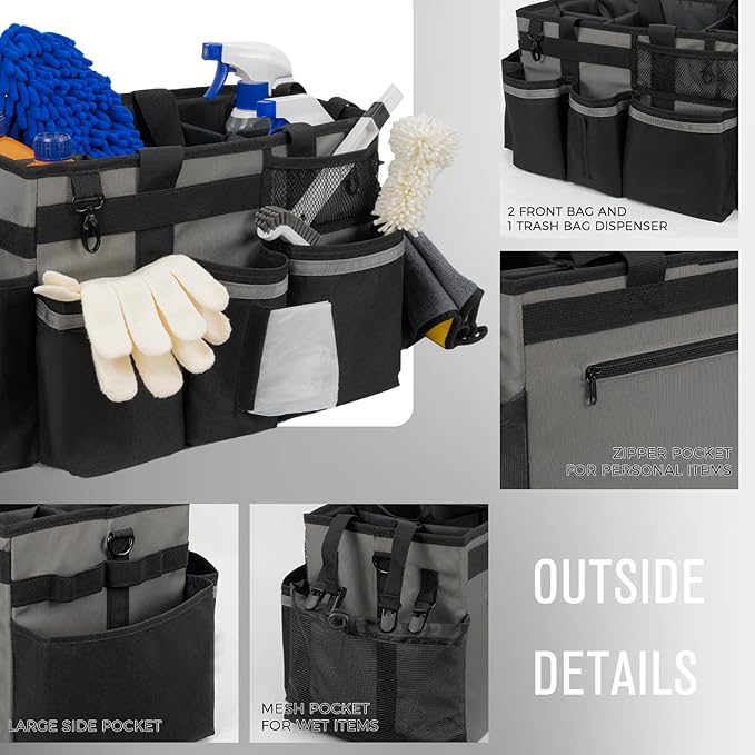 Wearable Cleaning Caddy, Cleaning Caddy Supplies Organizer - Image 3