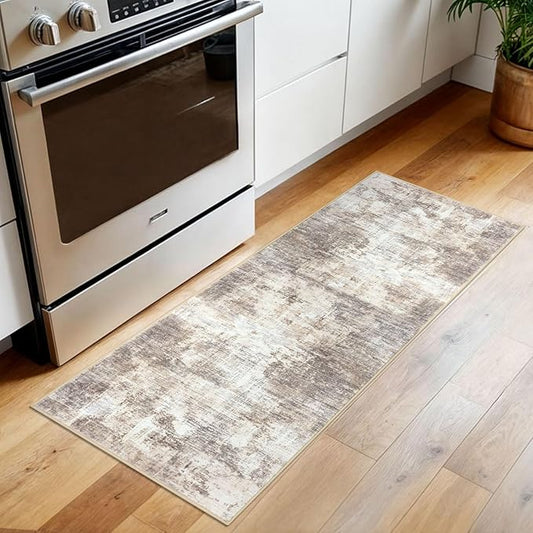 IOHOUZE Abstract Runner Rug 2x5 Ft Washable Runners - Image 2