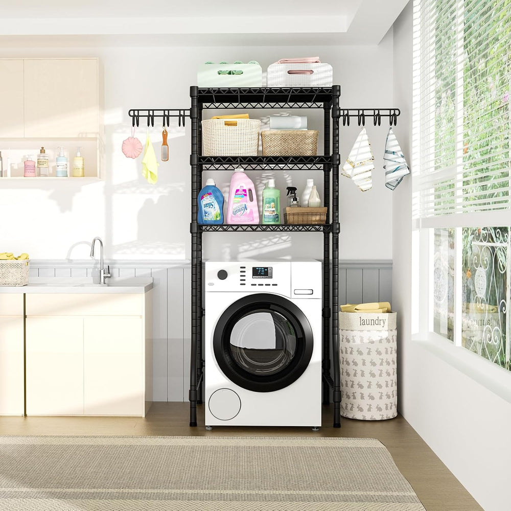 Ulif U8 Medium Laundry Room Storage Organizer, Over the Washer and Dryer Stor...