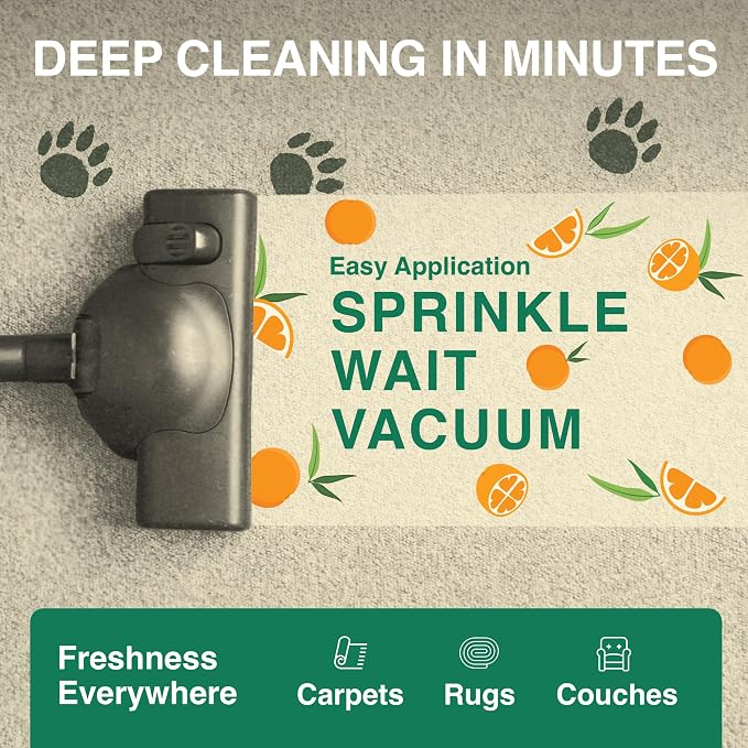 Good Natured Brand | Carpet Deodorizer & Freshener Powder | 31 oz Pet Odor - Image 5