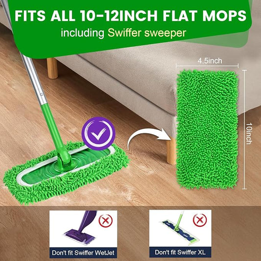 15Pcs Reusable Microfiber Mop Pads Compatible - Image 2