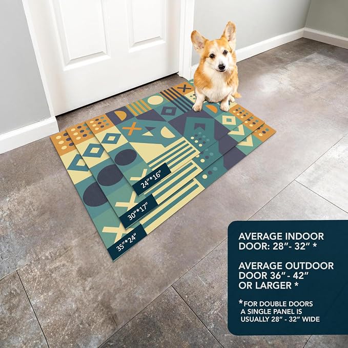 Ultra Thin Door Mat Indoor Entrance, 1/10 in Thin Door Mats - Image 7