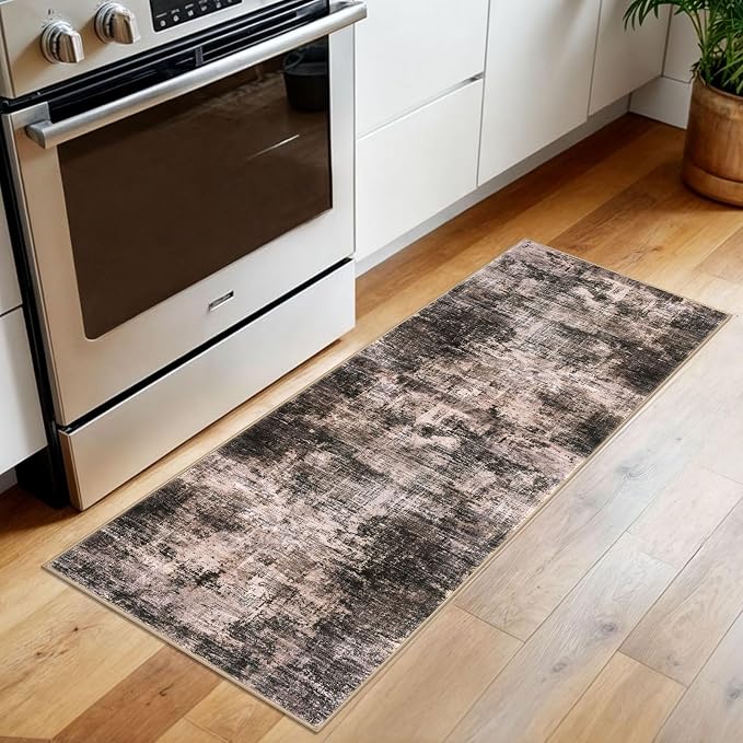 IOHOUZE Abstract Runner Rug 2x5 Ft Washable Runners - Image 2