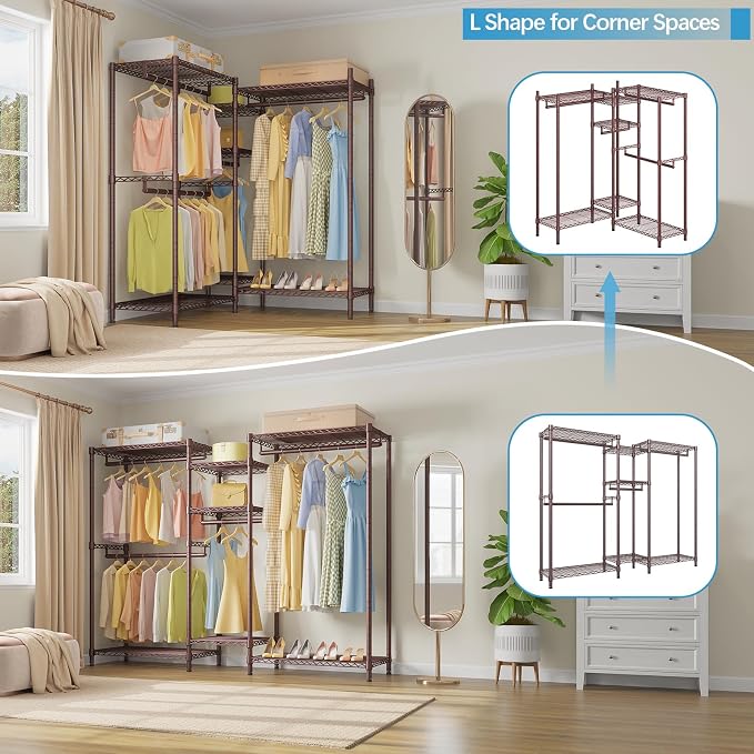 VIPEK Classic V6 Wire Garment Rack Heavy Duty Clothes Rack - Image 3