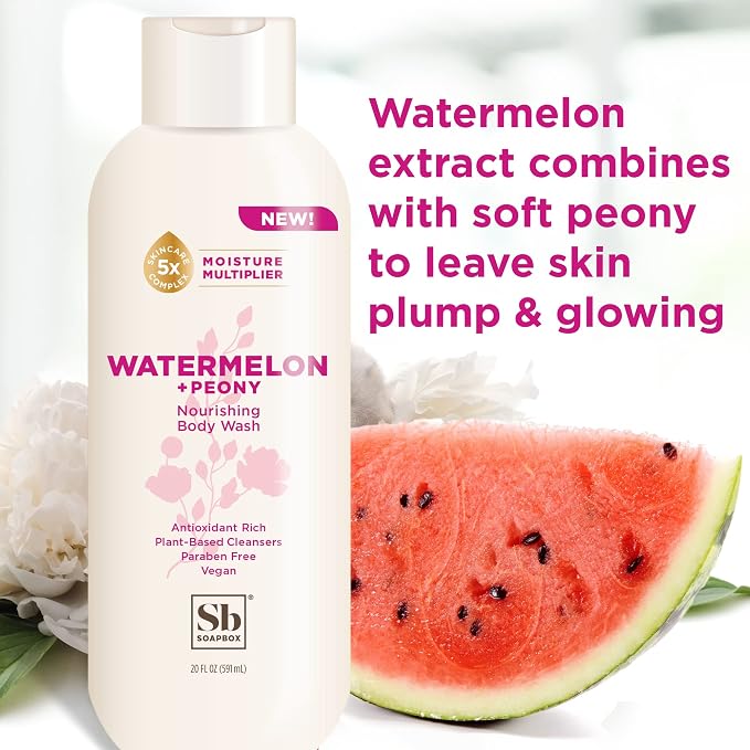 Soapbox Body Wash, Watermelon + Peony Body Wash - Image 2