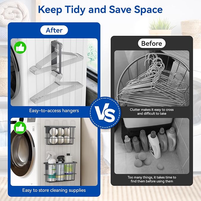 Magnetic Dryer Ball Holder and Magnetic Hanger Holder - Image 4