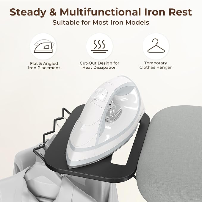 Yaheetech Foldable Ironing Board, Heavy Duty Iron Board - Image 4