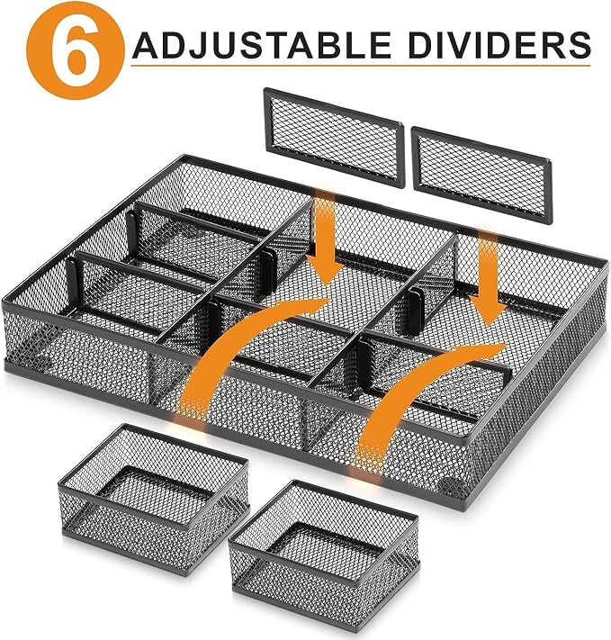 Marbrasse 3 Pack Desk Drawer Organizers - Image 2