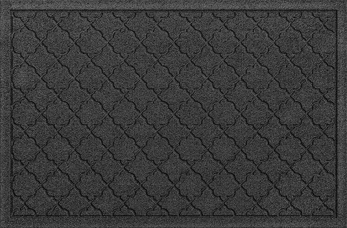 WaterHog Heavy Duty Doorway Mat, Made in USA, Durable & Skid-Resistant Entryway by BungalowFlooring