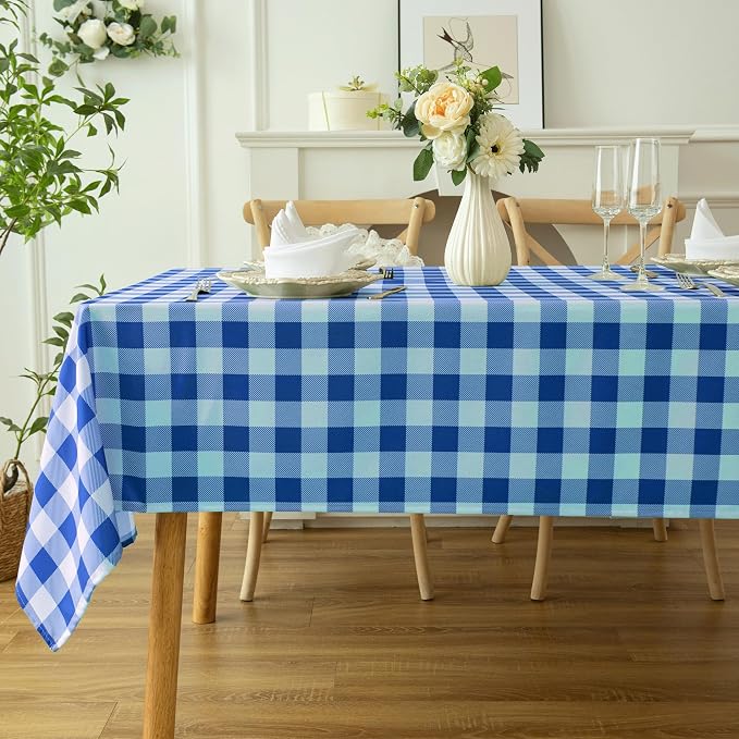 Classic Gingham Tablecloth Fabric - Image 2